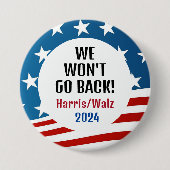 Harris/Walz 2024 Design Button (Vorderseite)
