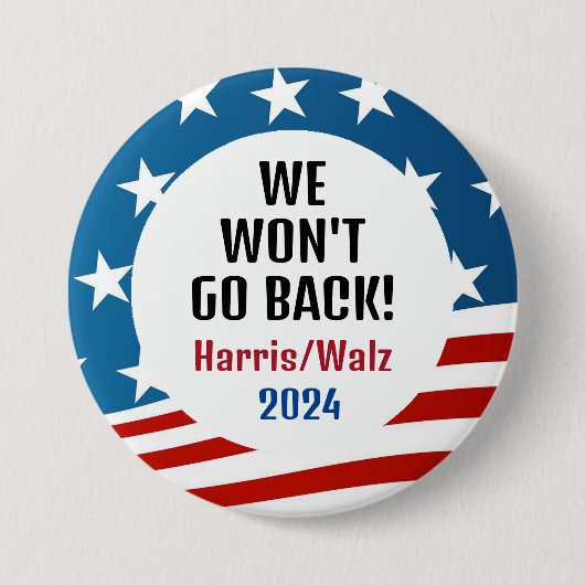 Harris/Walz 2024 Design Button (Vorderseite)