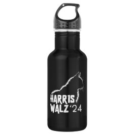 Harris Walz 2024 Edelstahlflasche