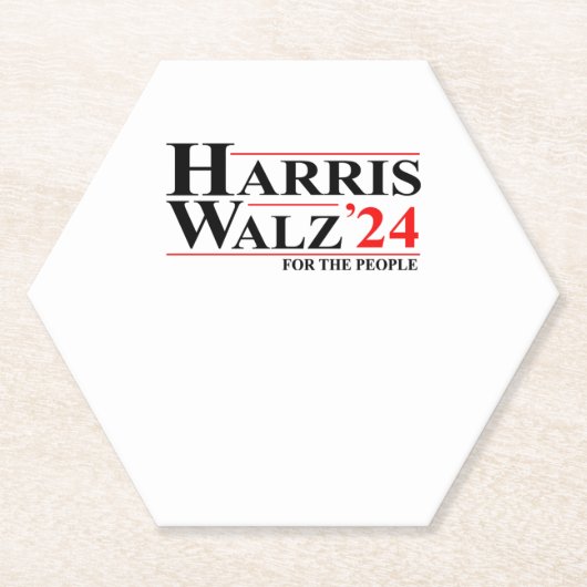Harris Walz 2024 Essential Untersetzer (Vorderseite)