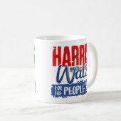 Harris Walz 2024 für den Demokraten für das Volk Kaffeetasse (VorderseiteRechts)