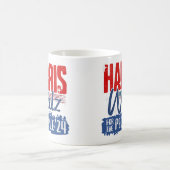 Harris Walz 2024 für den Demokraten für das Volk Kaffeetasse (Mittel)
