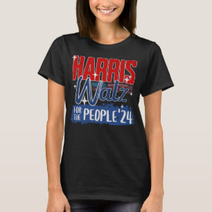 Harris Walz 2024 für den Demokraten für das Volk T-Shirt