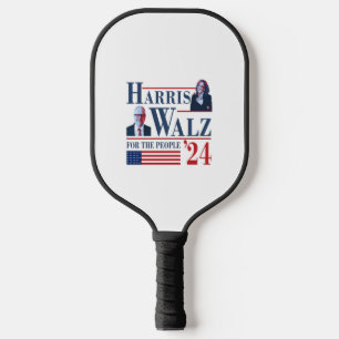 Harris Walz 2024 für die Menschen Pickleball Schläger