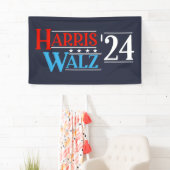 Harris Walz 2024 für Präsident Banner (Insitu)