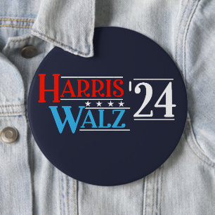 Harris Walz 2024 für Präsident Button