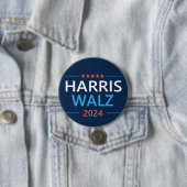 Harris Walz 2024 für Präsident Button (Beispiel)