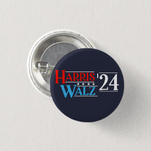 Harris Walz 2024 für Präsident Button