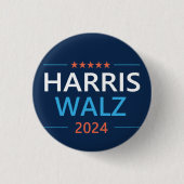 Harris Walz 2024 für Präsident Button (Vorderseite)