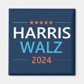 Harris Walz 2024 für Präsident Magnet (Vorne)