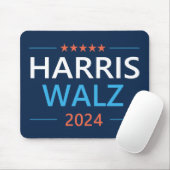 Harris Walz 2024 für Präsident Mousepad (Mit Mouse)