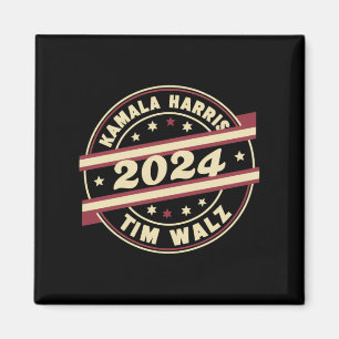 Harris Walz 2024 für Präsident Patriotic Kamala Magnet