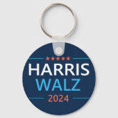 Harris Walz 2024 für Präsident Schlüsselanhänger (Vorderseite)