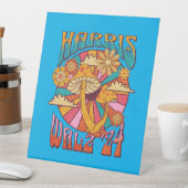 Harris Walz 2024 für Präsident Sockelschild (In Situ)