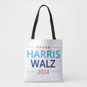 Harris Walz 2024 für Präsident Tasche (Vorderseite)
