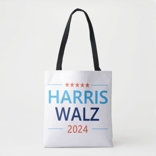 Harris Walz 2024 für Präsident Tasche (Vorderseite)