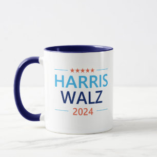 Harris Walz 2024 für Präsident Tasse