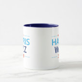 Harris Walz 2024 für Präsident Tasse (Zentrum)