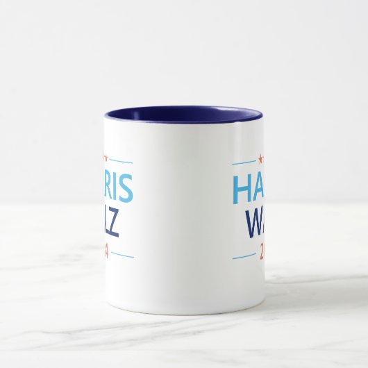 Harris Walz 2024 für Präsident Tasse (Zentrum)