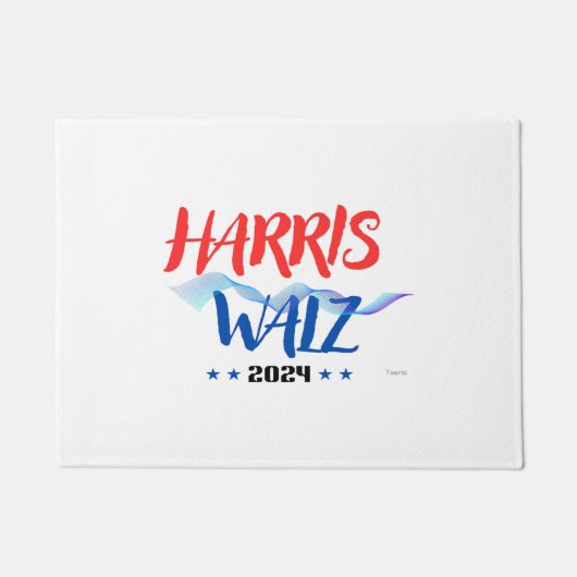 Harris Walz 2024 Fußmatte (Vorderseite)