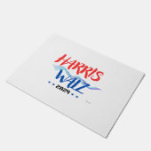 Harris Walz 2024 Fußmatte (Schrägansicht)