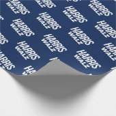 Harris Walz 2024 Geschenkpapier (Ecke)