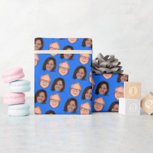 Harris Walz 2024 Geschenkpapier