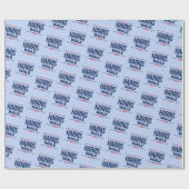 Harris Walz 2024 Geschenkpapier (Flach)