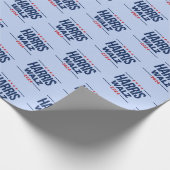 Harris Walz 2024 Geschenkpapier (Ecke)