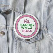 HARRIS WALZ 2024 Große Kampagne Button (Beispiel)