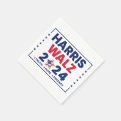 Harris Walz 2024 | Harris Walz Serviette (Ecke)
