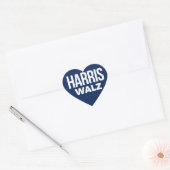 Harris Walz 2024 Herz-Aufkleber (Umschlag)