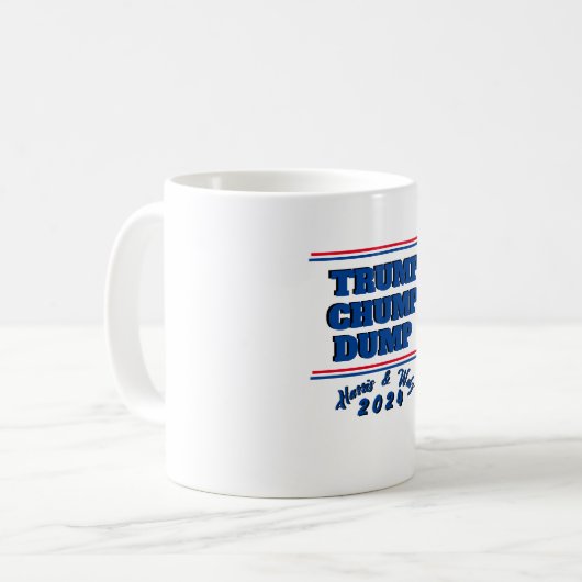 HARRIS WALZ 2024 KAFFEETASSE (Vorderseite Links)