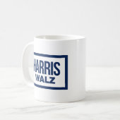 HARRIS WALZ 2024 KAFFEETASSE (Vorderseite Links)