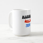 HARRIS WALZ 2024 KAFFEETASSE (Vorderseite Links)