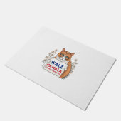 Harris Walz 2024 kamala cat Fußmatte (Schrägansicht)
