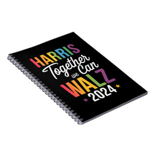 Harris Walz 2024 Kamala Gemeinsam Können Wir LGBT Notizblock