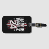 Harris Walz 2024 Kamala Harris 2024 Tim Walz 2024 Gepäckanhänger (Vorderseite (Horizontal))