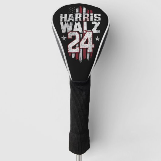 Harris Walz 2024 Kamala Harris 2024 Tim Walz 2024 Golf Headcover (Vorderseite)