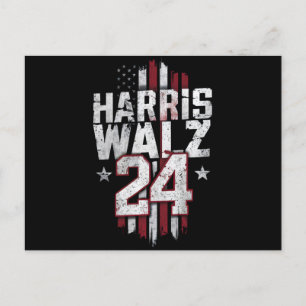 Harris Walz 2024 Kamala Harris 2024 Tim Walz 2024 Postkarte