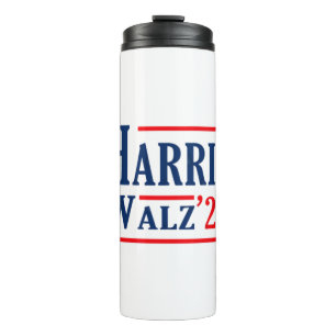 Harris Walz 2024 Kamala Harris Präsident Tim Walz Thermosbecher