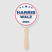 Harris Walz 2024 Kamala Harris Tim Walz Wahl Fächer (Vorderseite)