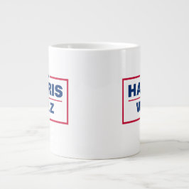 Harris Walz 2024 Kamala Harris Tim Walz Wahl Jumbo-Tasse