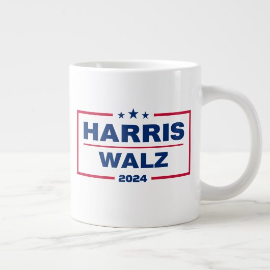 Harris Walz 2024 Kamala Harris Tim Walz Wahl Jumbo-Tasse (Rechts)