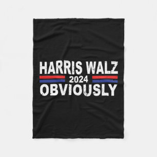 Harris Walz 2024 Kamala Harris Waltz 202 Fleecedecke