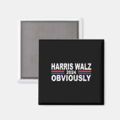 Harris Walz 2024 Kamala Harris Waltz 202 Magnet (Vorderseite/Rückseite)