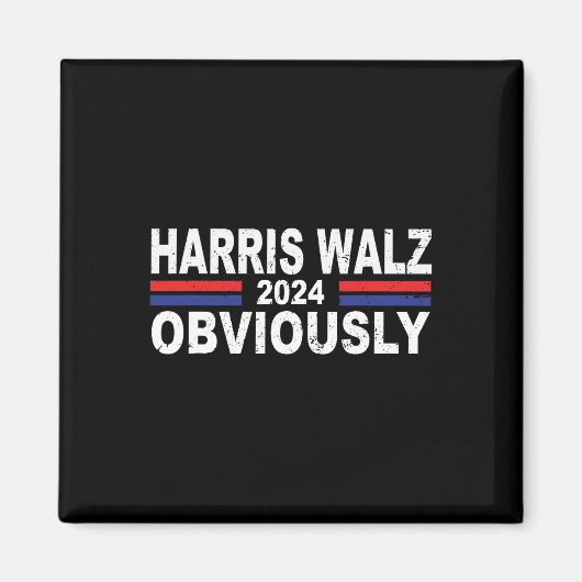 Harris Walz 2024 Kamala Harris Waltz 202 Magnet (Vorne)
