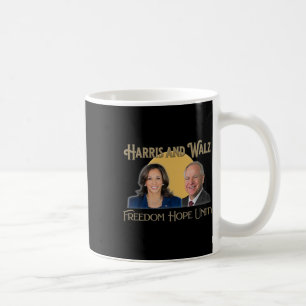 Harris Walz 2024 Kamala Und Tim Präsident Und Vize Kaffeetasse