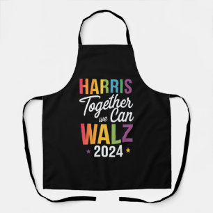 Harris Walz 2024 Kamala zusammen LGBT Schürze