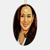 Harris-Walz-2024_ Keramik Ornament (Rechts)